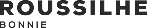 LOGO ROUSSILHE BONNIE NOIR