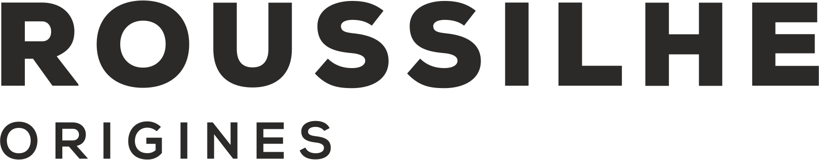 LOGO ROUSSILHE ORIGINES NOIR